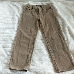 light brown, low rise, corduroy jeans from Empyre.